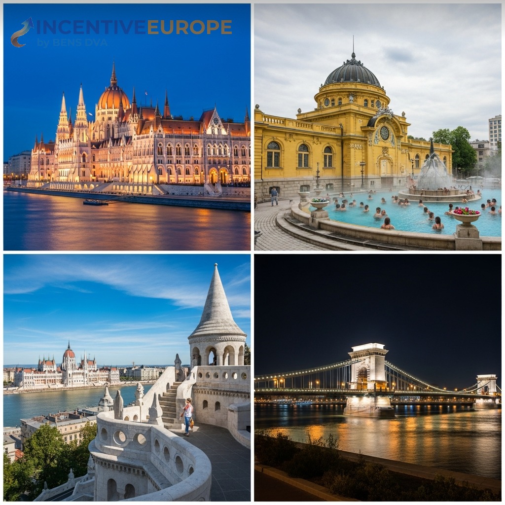 สถานที่ท่องเที่ยวบูดาเปสต์ — อาคารรัฐสภา บ่อน้ำร้อนเซเชนี ป้อมชาวประมง สะพานเชน