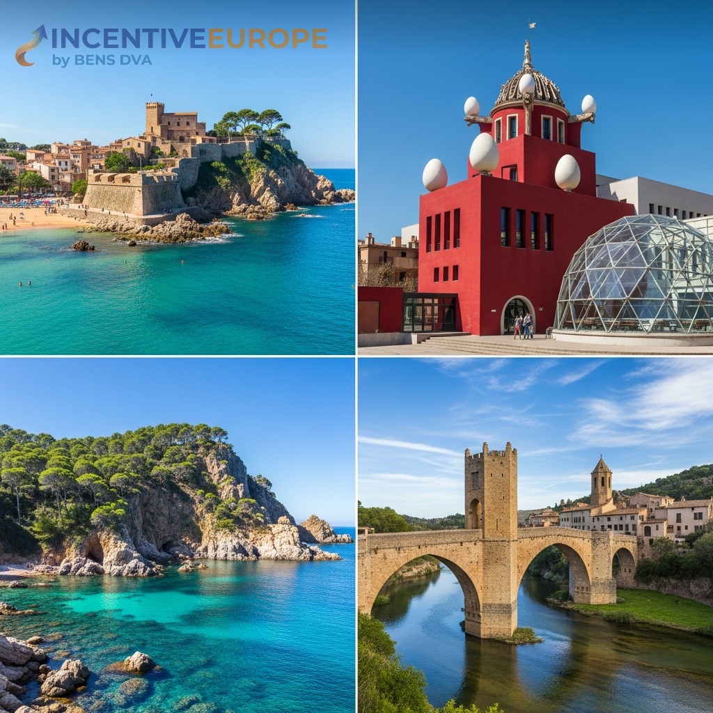 สถานที่ท่องเที่ยวคอสตาบราวา — Tossa de Mar พิพิธภัณฑ์ดาลี อ่าวลับ สะพาน Besalú