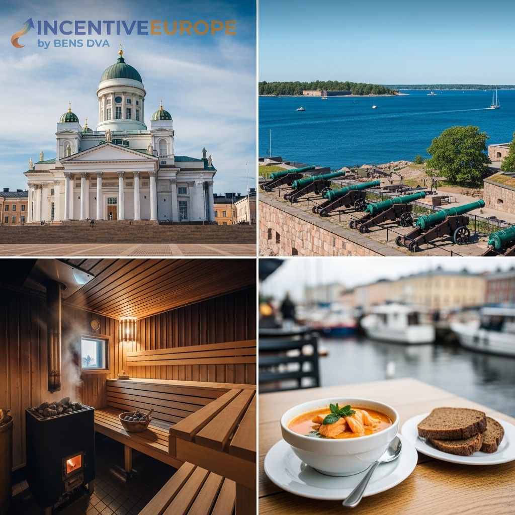 สถานที่ท่องเที่ยวเฮลซิงกิ — มหาวิหาร ป้อม Suomenlinna ซาวน่าฟินแลนด์ ซุปแซลมอน