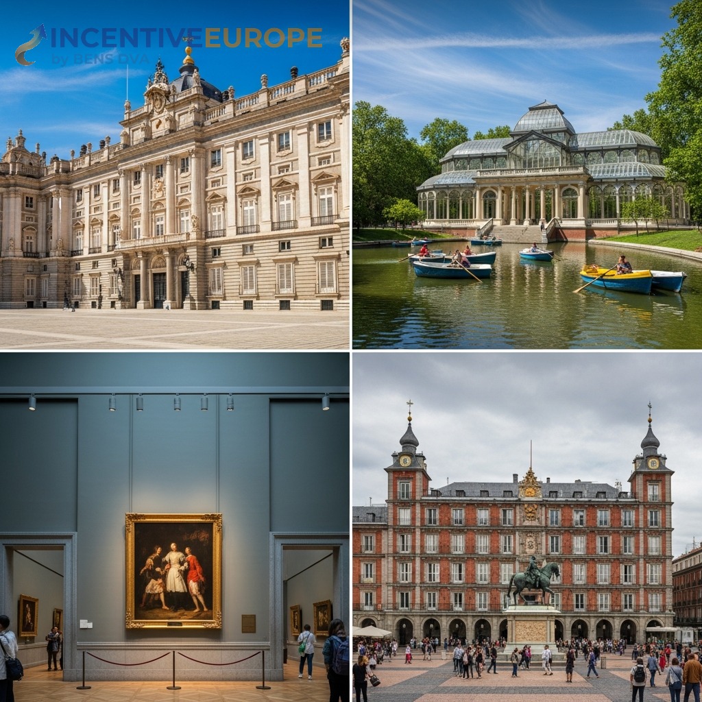 สถานที่ท่องเที่ยวมาดริด — พระราชวังหลวง สวนเรตีโร พิพิธภัณฑ์ปราโด Plaza Mayor