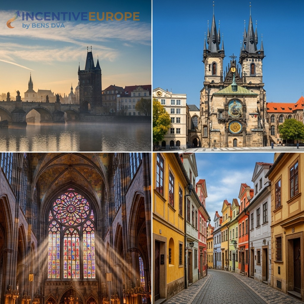 สถานที่ท่องเที่ยวปราก — สะพานชาร์ลส์ จัตุรัสเมืองเก่า ปราสาทปราก Golden Lane