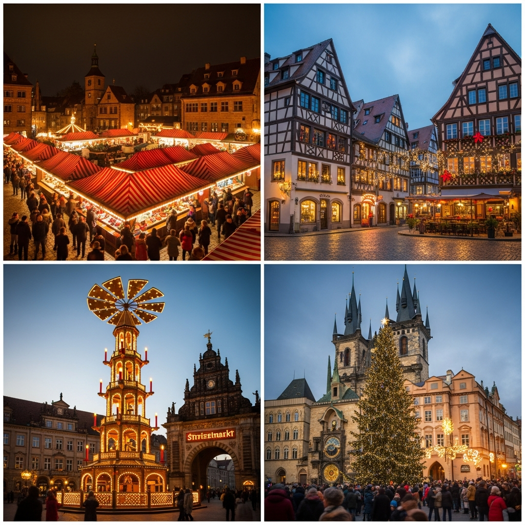 ตลาดคริสต์มาสระดับตำนาน — นูเรมเบิร์ก สตราสบูร์ก เดรสเดน ปราก