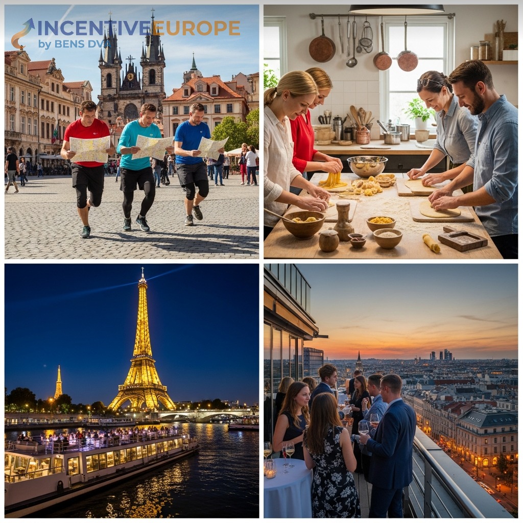 กิจกรรม City Break Amazing Race Cooking Class River Cruise Dinner Rooftop Reception