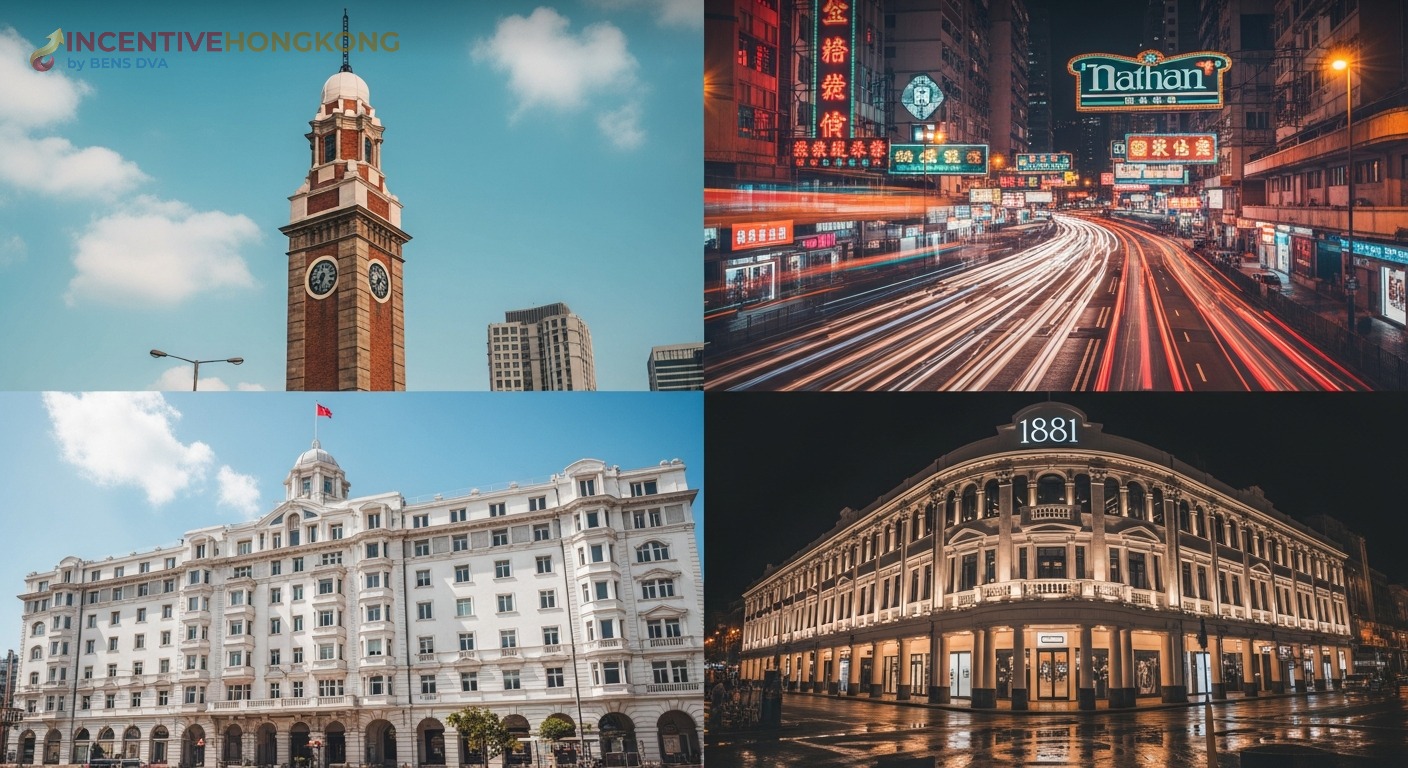 จิมซาจุ่ย — หอนาฬิกา ถนนนาธาน โรงแรมเพนนินซูล่า 1881 Heritage ฮ่องกง