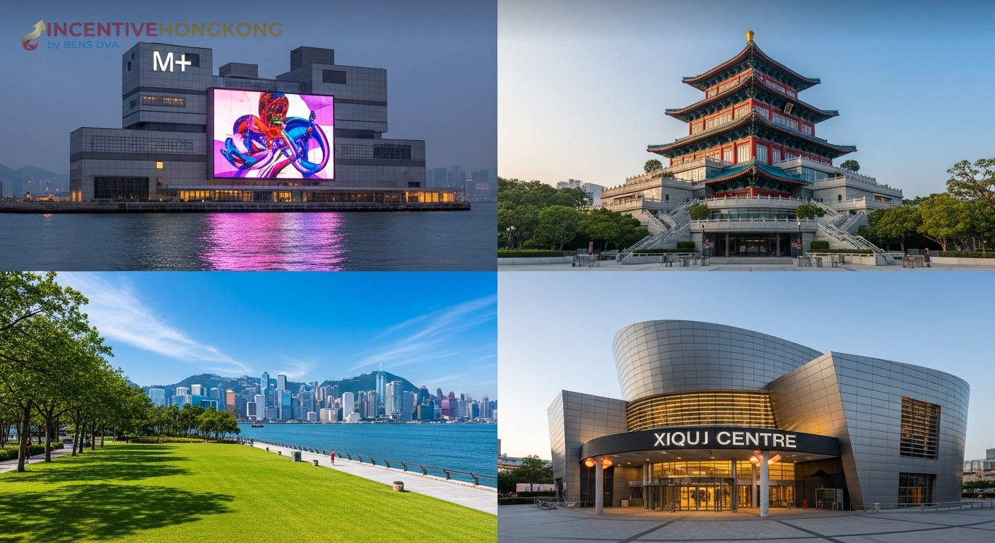 เวสต์เกาลูน — M+ Museum พระราชวังฮ่องกง Art Park สวนริมน้ำ Xiqu Centre