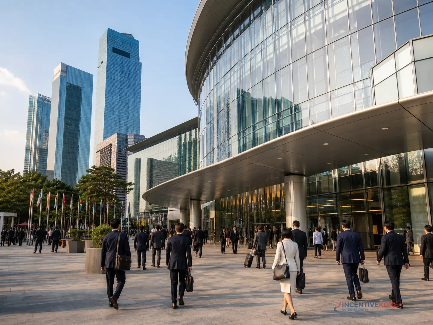 อาคารศูนย์ประชุม COEX ในโซลสำหรับใช้เป็นฐานงานของกรุ๊ปบริษัท