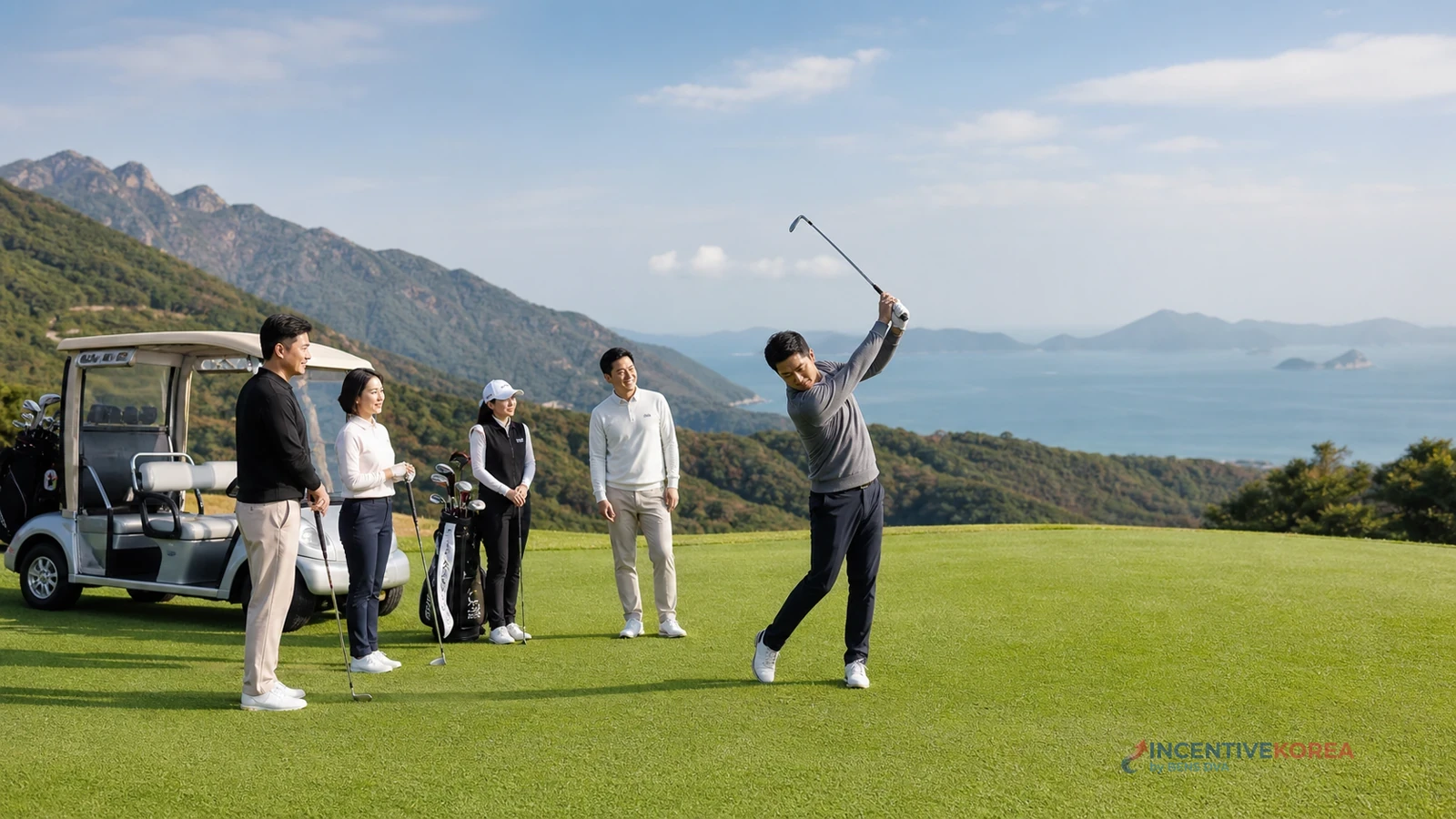 สนามกอล์ฟเกาหลีสำหรับวาง tee time ของกรุ๊ปผู้บริหารและองค์กร