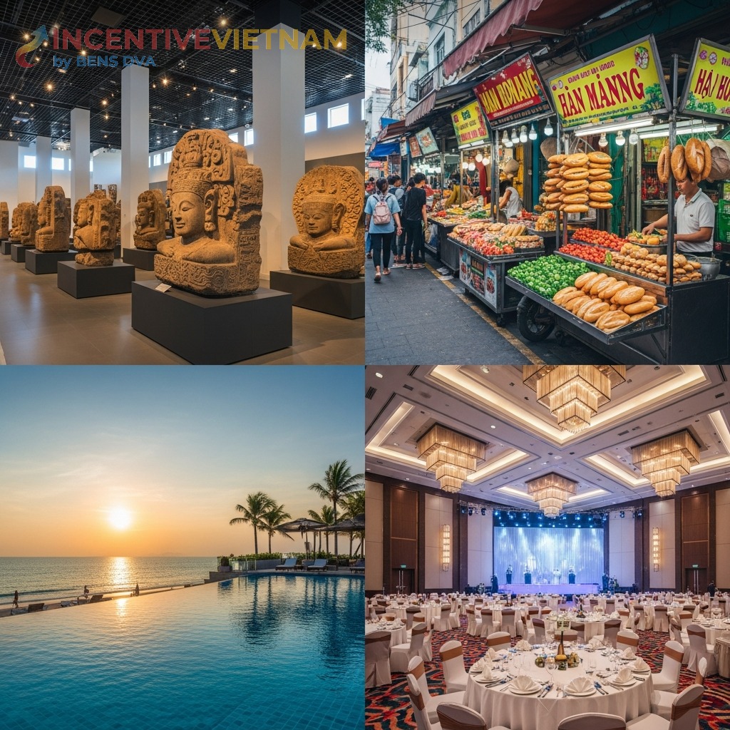 วัฒนธรรมและที่พักดานัง — พิพิธภัณฑ์จาม ตลาดฮาน รีสอร์ทหรู ศูนย์ประชุม | BENS DVA