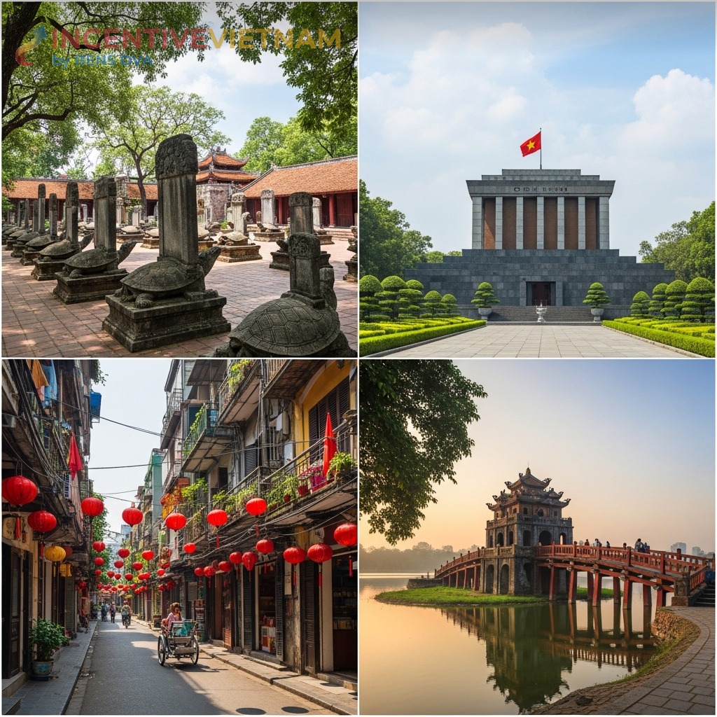 สถานที่ท่องเที่ยวฮานอย — วัดวรรณกรรม สุสานโฮจิมินห์ ย่านเมืองเก่า ทะเลสาบฮว่านเกี๋ยม | BENS DVA