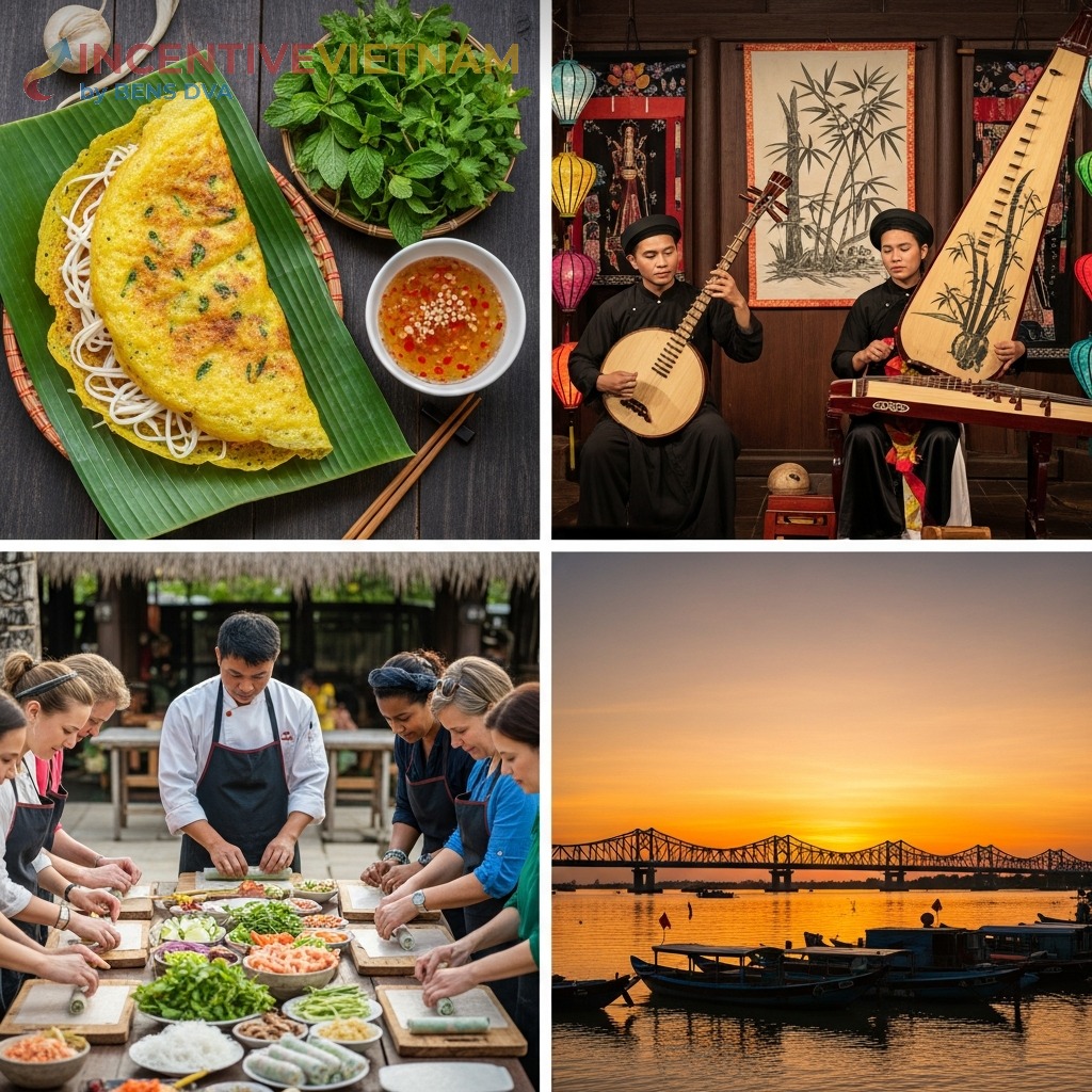 อาหารและกิจกรรมแม่น้ำโขง — บั๊ญแส่ว ดนตรีพื้นบ้าน ทำอาหาร team building สะพานเกิ่นเทอ | BENS DVA