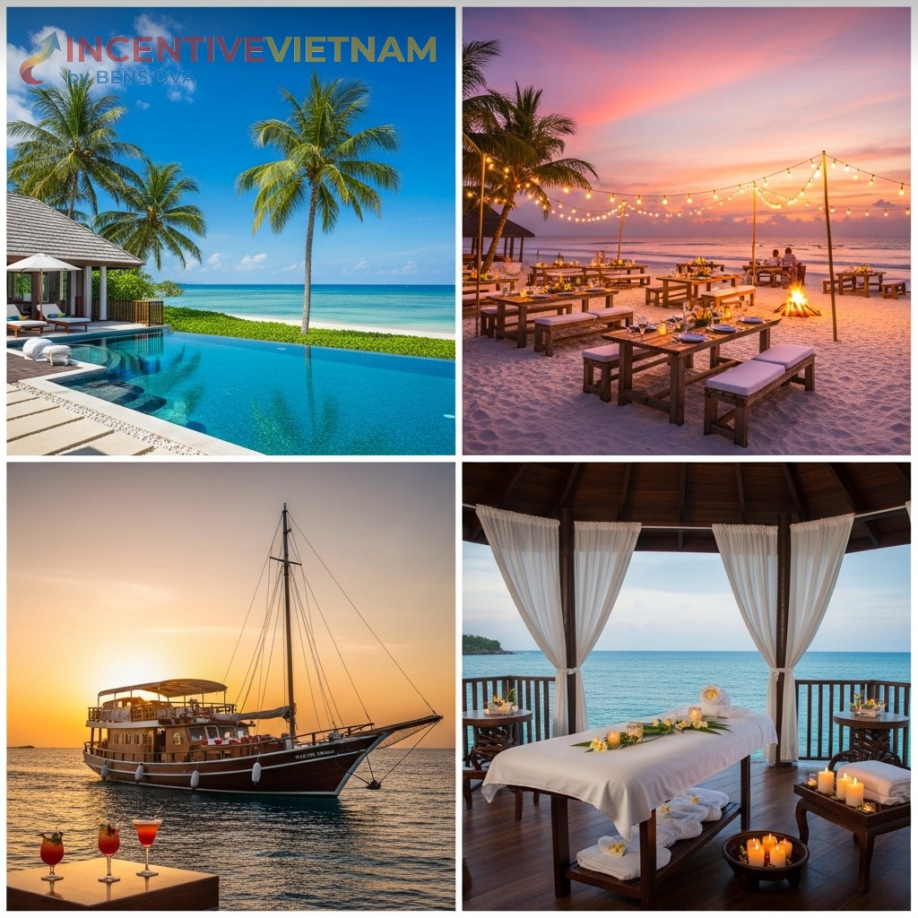 รีสอร์ทเวียดนาม — พูลวิลล่า บีชปาร์ตี้ ล่องเรือชมพระอาทิตย์ตก สปา | BENS DVA