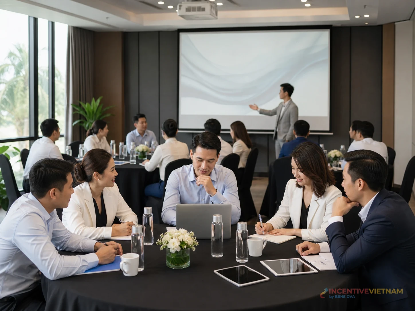 ทีมงานองค์กรประชุมร่วมกันเพื่อกำหนดกติกาและหลักฐานสำหรับ Agent Reward Trip เวียดนาม